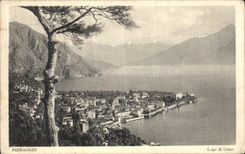 POSTAL Lago di Como Menaggio de la VENDIMIA