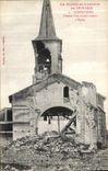 CPA La Guerre en Lorraine En Clezentaine Theatre d un Violent Combat L Eglise Militaria