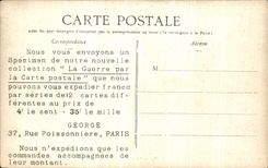 CPA Senlis La Rue Bellon Militaria