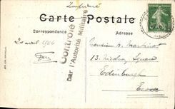 La POSTAL Bataille de la VENDIMIA del campo de batalla de Marne Maurupt tiene es manera de Pargny en Saulx Militaria