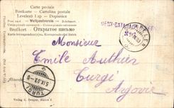 VINTAGE POSTCARD Gruss Aus Militaria