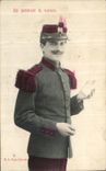 VINTAGE POSTCARD I Think has to You Militaria