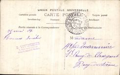 VINTAGE POSTCARD L Armed and the Religion Sacrifiees Militaria Woman