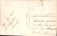 CPA Femme Enfant Soldat Militaria