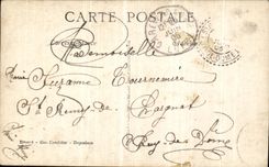 CPA Le Retour Militaria Marin FEmme