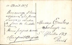 VINTAGE POSTCARD I Will be able To keep You Children Alsace Militaria