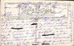 CPA Dame De France Femme Croix Rouge Militaria 