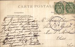 CPA Du Drapeau Francois Ma Gerbe est l Embleme Alsace Militaria Folklore