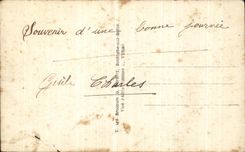 CPA Souvenir de La Permission Militaria Femme