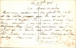 VINTAGE POSTCARD Hairy Soldier Militaria