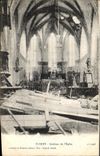 VINTAGE POSTCARD Interior Flirey of L Militaria Church
