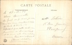 VINTAGE POSTCARD Fountain Cappy the Castle after the Militaria Bombardment