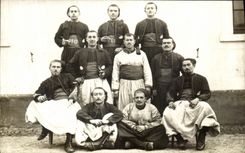 Postal photo 2do regimiento de Sathonay Militaria Alejandro Chalard de la decimo octava compania de los zouaves