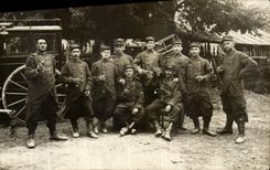 Real photo Militaria 92 and 105 on the collars