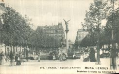 CPA Paris Square d Anvers Moka Leroux