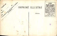 VINTAGE POSTCARD Fiftieth anniversary Of the Republic Birthday Of L Armistice ambetta November