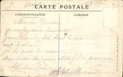 VINTAGE POSTCARD War Mount St Eloi Tours