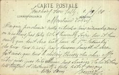 CPA Reims dans ses annees de Bombardements Rue de Cernay Militaria