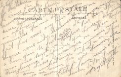 Guerra de Couchy de la POSTAL de la VENDIMIA los puentes de La Poste