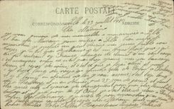 VINTAGE POSTCARD Lille Ruins of the Street of L Militaria Military hospital