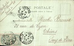 La POSTAL Paris de la VENDIMIA la nueva estacion D Orleans y el paladar de la legion D honra