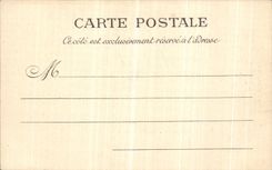 VINTAGE POSTCARD Paris Parks North Denain Boulevard