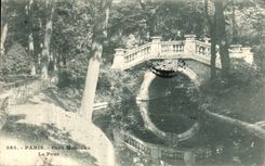 CPA Paris Parc Monceau Le pont