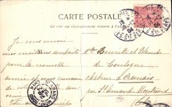 CPA Paris Parc Monceau Le pont