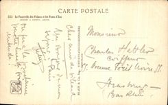 CPA La Passerelle des Palmes et Les Ponts d Eau Paris 