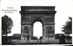 POSTAL Paris L de la VENDIMIA Arc de Triomphe de L Etoile