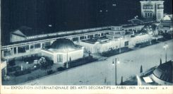 CPA Exposition Internationale Des Arts Decoratifs 1925 Vue de nuit