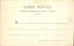 VINTAGE POSTCARD Paris the Garden of Tileries and the street of Rivoli Louvre