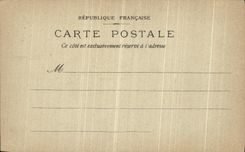 VINTAGE POSTCARD Paris Chocolate of Colonial the Pantheon