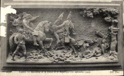 CPA Paris Bas Relief de la Republique 20 septembre 1792
