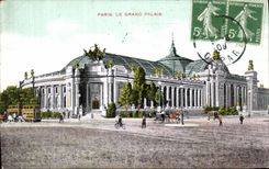 VINTAGE POSTCARD Paris the Large palace