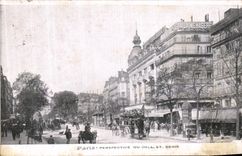 CPA Paris Perspective Du Bd Denis