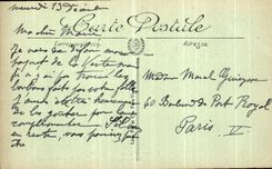 VINTAGE POSTCARD Paris Island Saint Louis the Quay D Orleans and Notre Dame Notre Dame Barge