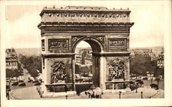 POSTAL de la VENDIMIA nuestra Paris hermosa Arc de Triomphe de L Etoile