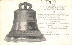 VINTAGE POSTCARD the Savoyard one of Montmartre Francis Marguerite de Sacre Heart