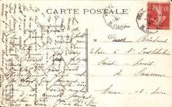 VINTAGE POSTCARD the Savoyard one of Montmartre Francis Marguerite de Sacre Heart