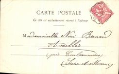 VINTAGE POSTCARD Paris Avenue of the Bois de Boulogne