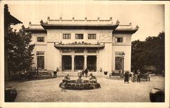 VINTAGE POSTCARD Paris Expostition of Decorative Arts House of L French colonial art