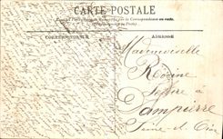 VINTAGE POSTCARD Paris the Chaumont Hillocks the Suspended bridge and the View point