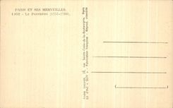 POSTAL Paris de la VENDIMIA y sus maravillas el panteon