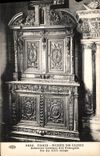 VINTAGE POSTCARD Paris Museum of Cluny Cupboard Cabinet French Art