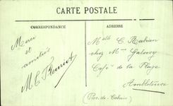 VINTAGE POSTCARD Paris the Statue of the Republic