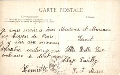 POSTAL Paris de la VENDIMIA Arc de Triomphe de L Etoile