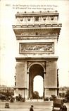CPA Paris Arc de Triomphe de L Etoile pris de l Arc victor