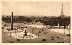 CPA Paris en Flanant Place de la Concorde