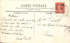 VINTAGE POSTCARD Paris House of Commons